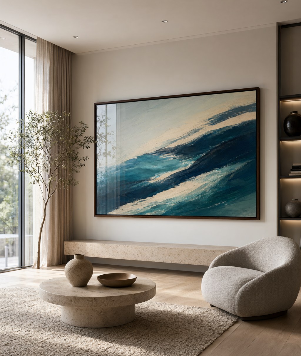 The S3 Pro in a modern minimalist living room.